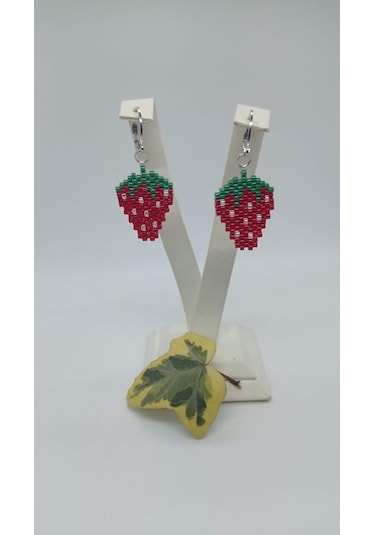 Harmeljewelry Çilek Küpe Çok Renkli
