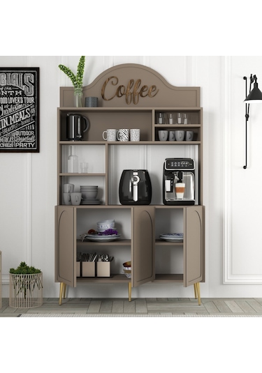 Lyon Kahve Köşesi 120cm - Atlas / Altın