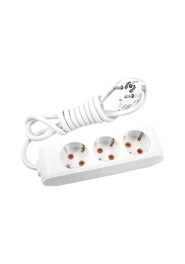 Asel 3lü Uzatma Kablo 1 Metre