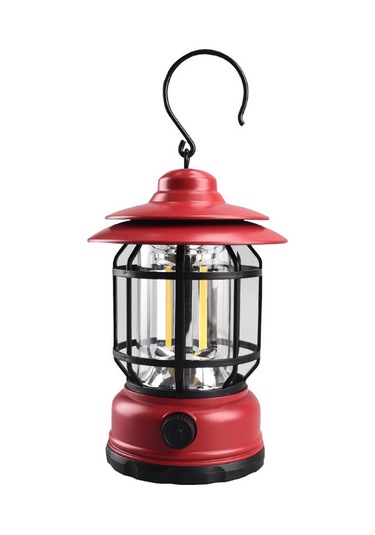 Yuntech01 Kırmızı Şarjlı Gönüllü Feneri - Dışarıda Acil Durumlar İçin Çadır Feneri, Taşınabilir Ev Ve Kamp Işığı Çok Renkli