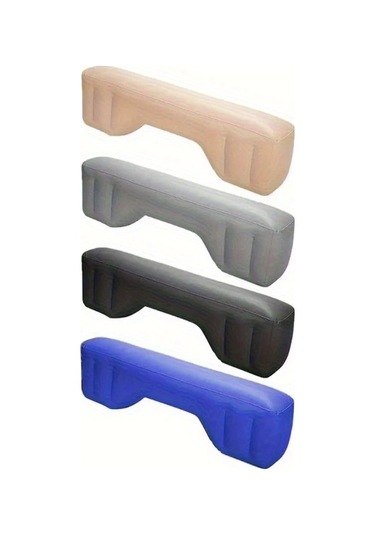 Sunshine011 Siyah 1 Adet Araç İçi Şişme Yatak Arka Koltuk Mesafe Örtüsü Seyahat Kamp Yatakları