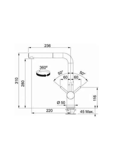 Franke   Urban Ubg 651 Bıanco Granit Eviye Actıve Batarya Set