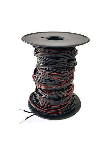 Electroon 2x0.75 MM Siyah Hoparlör Ses Kablosu 10metre