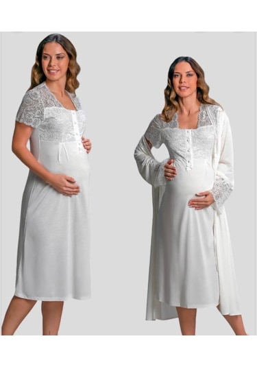 Nehirsel 3016 Hamile Lohusa Gecelik Sabahlık Tk