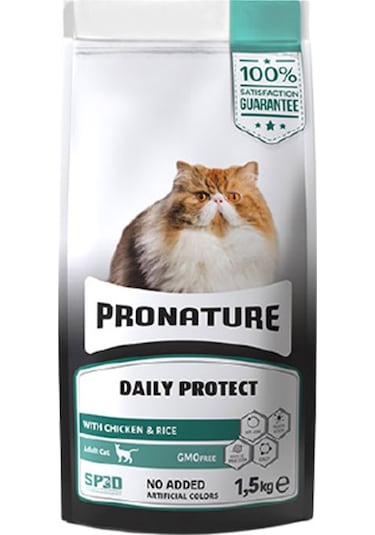 Pronature Tavuklu ve Pirinçli Yetişkin Kedi Maması 1500 G
