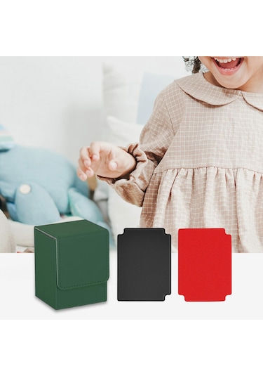 Suntek 2 Bölmeli Kart Destesi Kutu Tutucu 100+ İçine Uygun