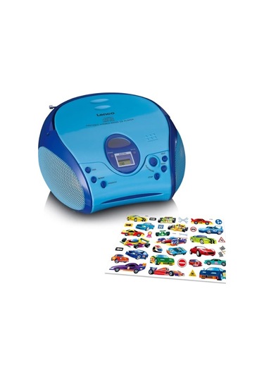 Lenco Scd-24bu Kids - Cd Çalarlı Taşınabilir Stereo Fm Radyo - Mavi