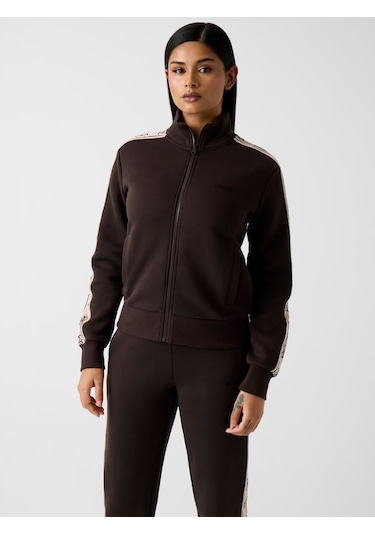Guess Kadın Sweatshirt V2yq16kb3p2 Koyu Kahverengi