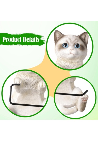 Suntek Tuvalet Kağıdı Rulosu Tutucu Komik Otel Tuvaleti Duvara Beyaz