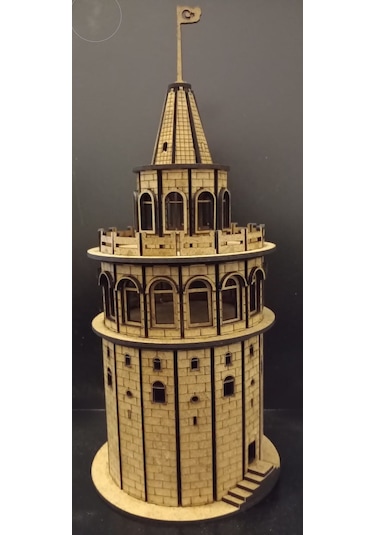 TLR hobi Galata Kulesi Ahşap Maket