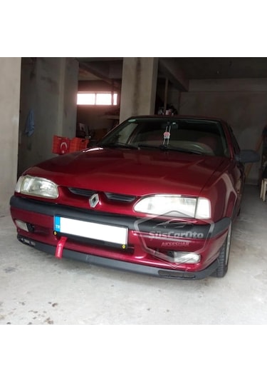 Renault 19 Europa 1994-2001 Uyumlu Üniversal Laguna Lip Esnek Ön Lip 2 Parça Tampon Altı Dil Karlık Ön Ek 00 Şüscaroto Aksesuar