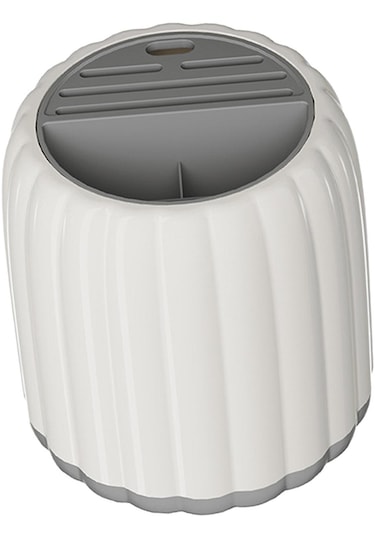 Suntek Döndürülmüş Çatal Tahliye Raf Gereçler Beyaz Beyaz