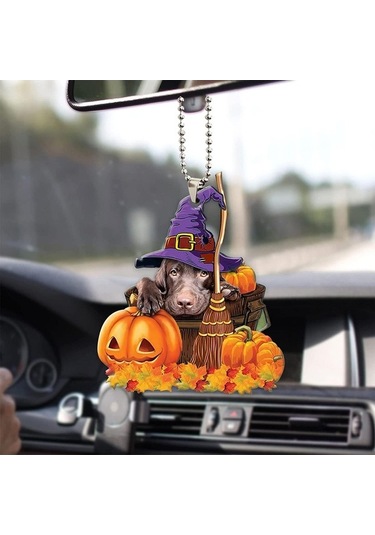 Trendooze Homyl Cadılar Bayramı Balkabağı Kolye Ev Dekor Aksesuar Stil-a