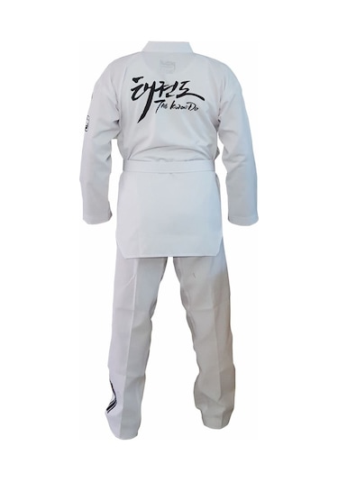 Remege Taekwondo Elbisesi - Çocuk Tekvando Elbisesi - Beyaz Yaka Dobok Beyaz