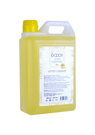 Exodor Klasik Limon Kolonyası 80 Derece Plastik Bidon 1 L