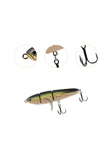 Suntek 2 Kancalı Balıkçılık Yemleri Aksesuarları Stil-e