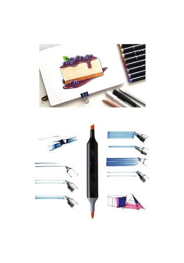 Hannah 168 Parça Çantalı Marker Seti