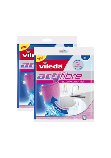 Vileda Actifibre Temizlik Bezi 2 x 2'li
