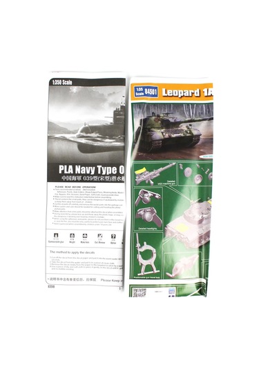 Hobbyboss 83518 1/350 Ölçek Pla Navy Type 039 Song Class, Denizaltı Plastik Model Kiti