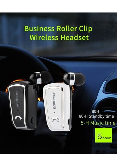 Soulader Kablosuz Mikrofonlu Lavalier Kulaklık - Geri Çekilebilir Tasarım, Hafif Ve Konforlu, Bluetooth Bağlantılı, Şık Ve Pratik