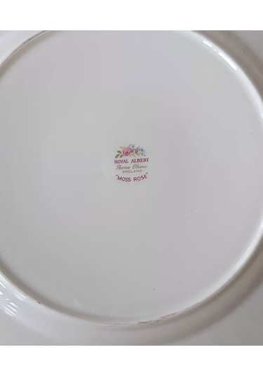 Moss Rose Bone China İngiliz Vintage Pasta Tabağı 19cm