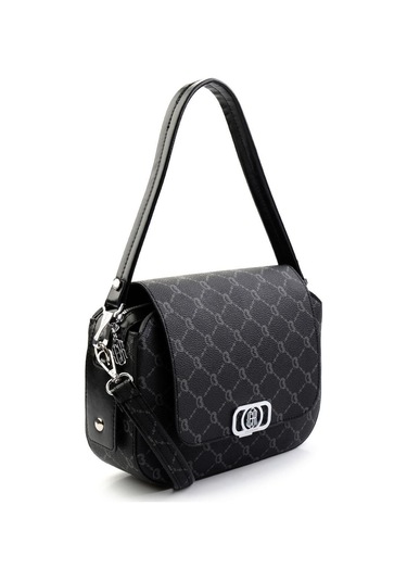 Bambi Siyah Kadın Postacı Çanta C06636431451 Siyah