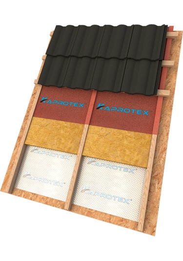 Kaprotex 140 Gr/m² Çatı & Cephe Su Yalıtım Örtüsü 1,6 M X 50 M 80 M²