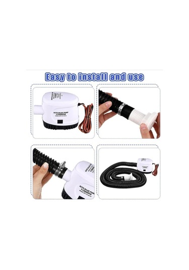 Homyl Sintine Pompası Kullanımı Kolay Parçalar Su Teknesi 1100gph