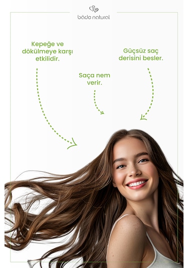 Bade Natural Biberiye Suyu Dökülme Karşıtı Saç Toniği 30 ML