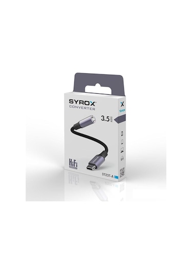 Syrox DT23t/A 3.5 Audio -Type C Dönüştürücü