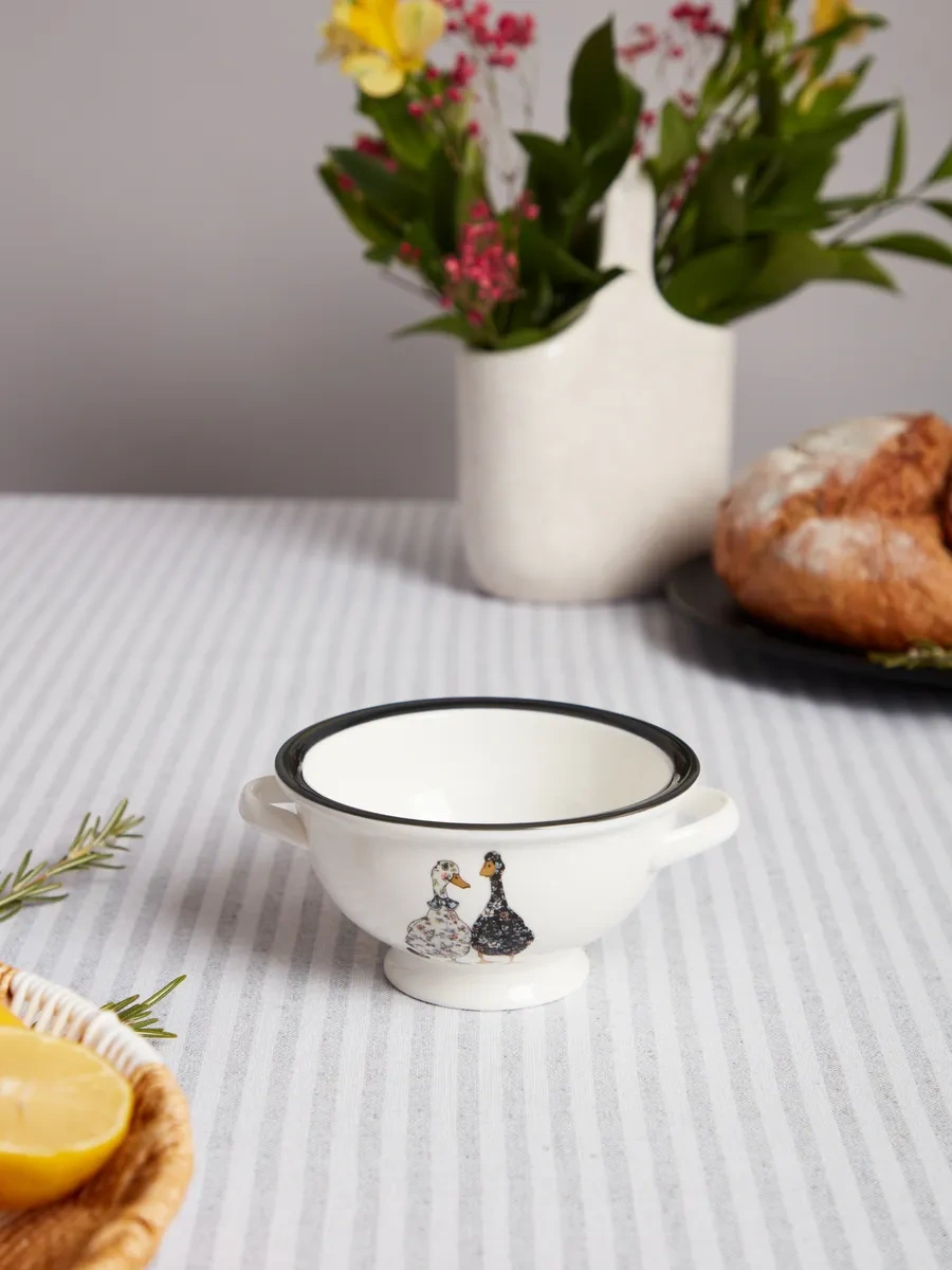 Lefard Family Farm Kollu Porselen Salata Kasesi 300 Ml 155853914 Beyaz