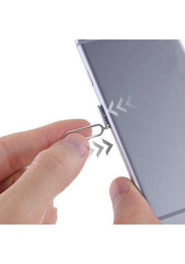 Noktaks - Sım Kart İğnesi 10'lu T36120 Gümüş