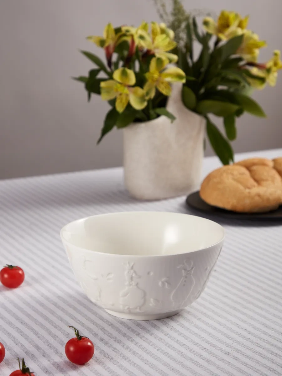 Lefard Family Farm Salata Kasesi 900 Ml Porselen 365040825 Beyaz