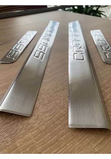 Egea Cross Uyumlu Mat Krom Kapı Eşiği 2016 Ve Sonrası Paslanmaz Ç