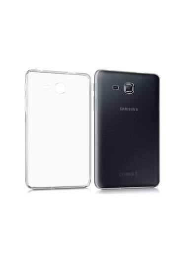 Samsung Uyumlu Galaxy Tab A T280 7" Kılıf Şeffaf Silikon Arka Kapak