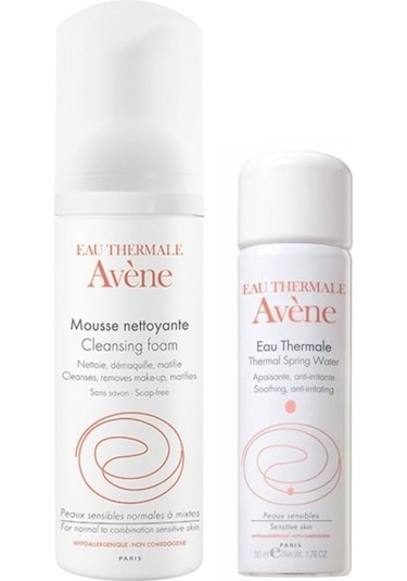 Avene Mousse Nettoyante Cilt Temizleme Köpüğü 150 ML + Avene Termal Su 50 ML