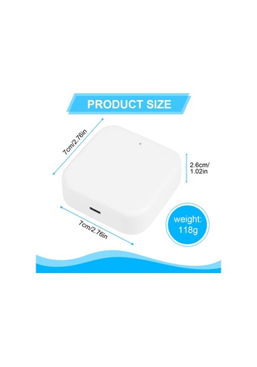 Bluetooth Wifi Parmak İzi Kilidi Köprü Ttlock Uygulama Kontrolü Ağ Geçidi Hub