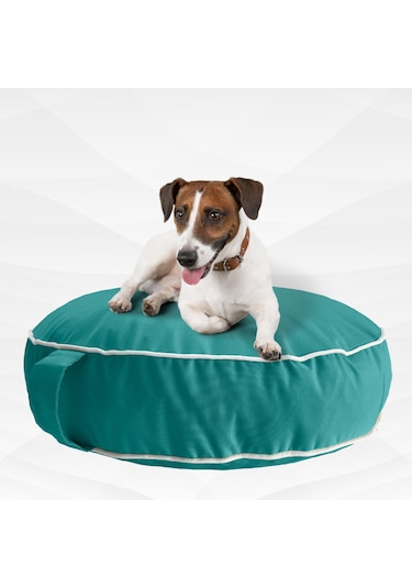 Xpermate Fermuarlı Kedi Köpek Minderi Kedi Köpek Yatağı Turkuaz