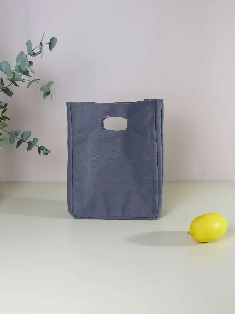 Nevodinocku Termo Çanta Yemek Ve Öğle Yemeği Soğutucu Çanta Seyahat Çanvası 140164209 Gri