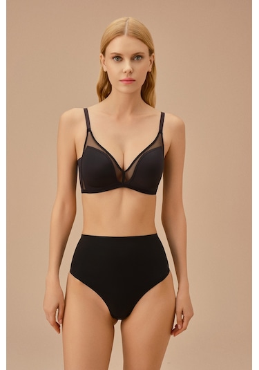 Suwen Invisible String Korse Sw9006012 Siyah