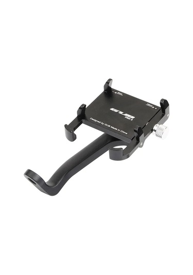 Gub Pro2 Alüminyum Alaşımlı 360 Derece Dönen Motosiklet Telefon Tutucu Siyah Siyah