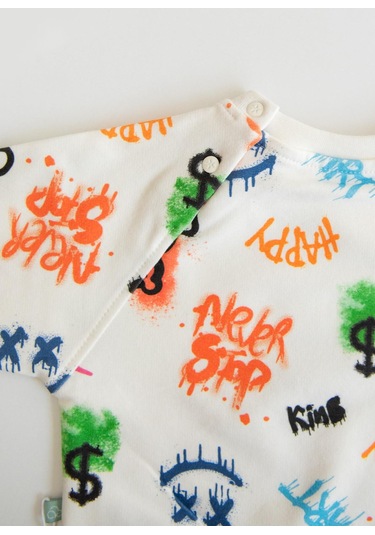 Organik Carles 2'li Takım Bebek Boy Çok Renkli Çok Renkli