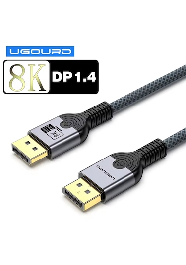 Ugourd 3-metre Dp 1.4 Displayport To Displayport Kablo 8k 60hz+4k