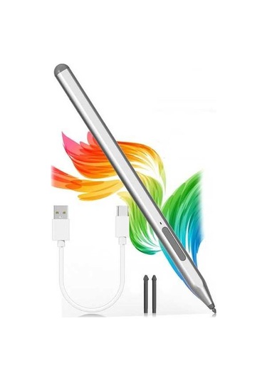 Novahub Asus, Hp, Dell İçin Hassas Dokunmatik Kalem - Hızlı Şarj, Uzun Pil, Rahat Kullanım