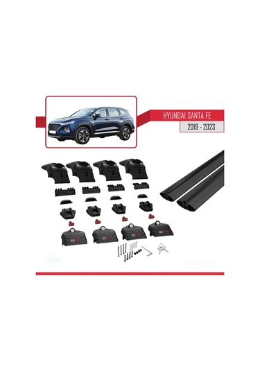Hyundai Santa Fe 4 Tm 2019-2023 Arası İle Uyumlu Ace-2 Ara Atkı