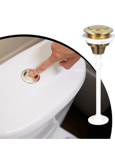 Suntek Ev, Banyo, Otel İçin 38 Mm Evrensel Kolay Kurulumlu Altın