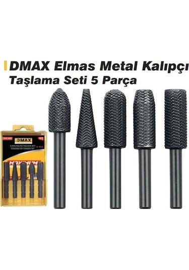 Dmax Elmas Metal Kalıpçı Taşlama Seti 5 Parça Dmx4138