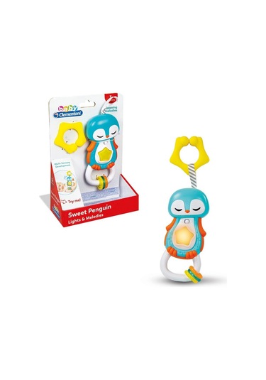 Baby Clementoni İnteraktif Penguen Oyuncak Çok Renkli