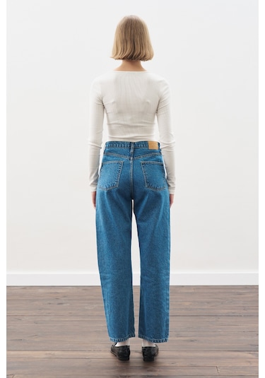 Manuka Straıght Ankle Jean Pantolon Mavi Mavi