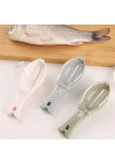 Balık Pulu Bıçak Kazıyıcı-yeşil Yeşil